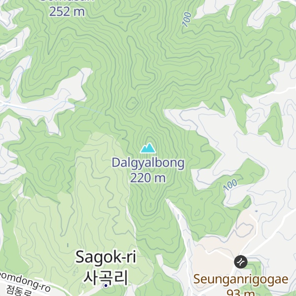 Map of Dalgyalbong