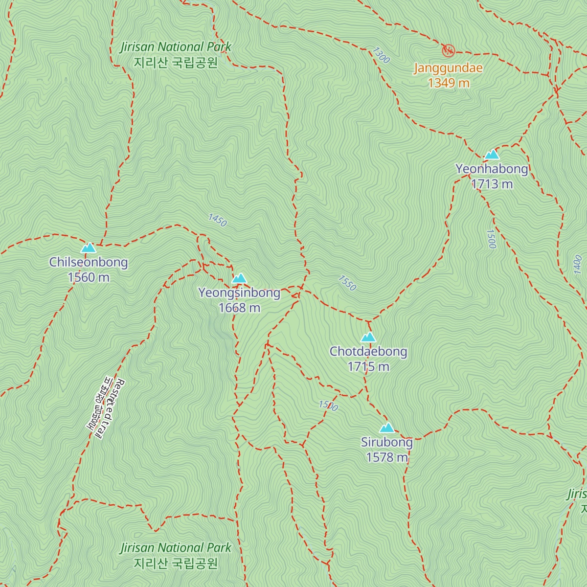 Sesuk shelter map