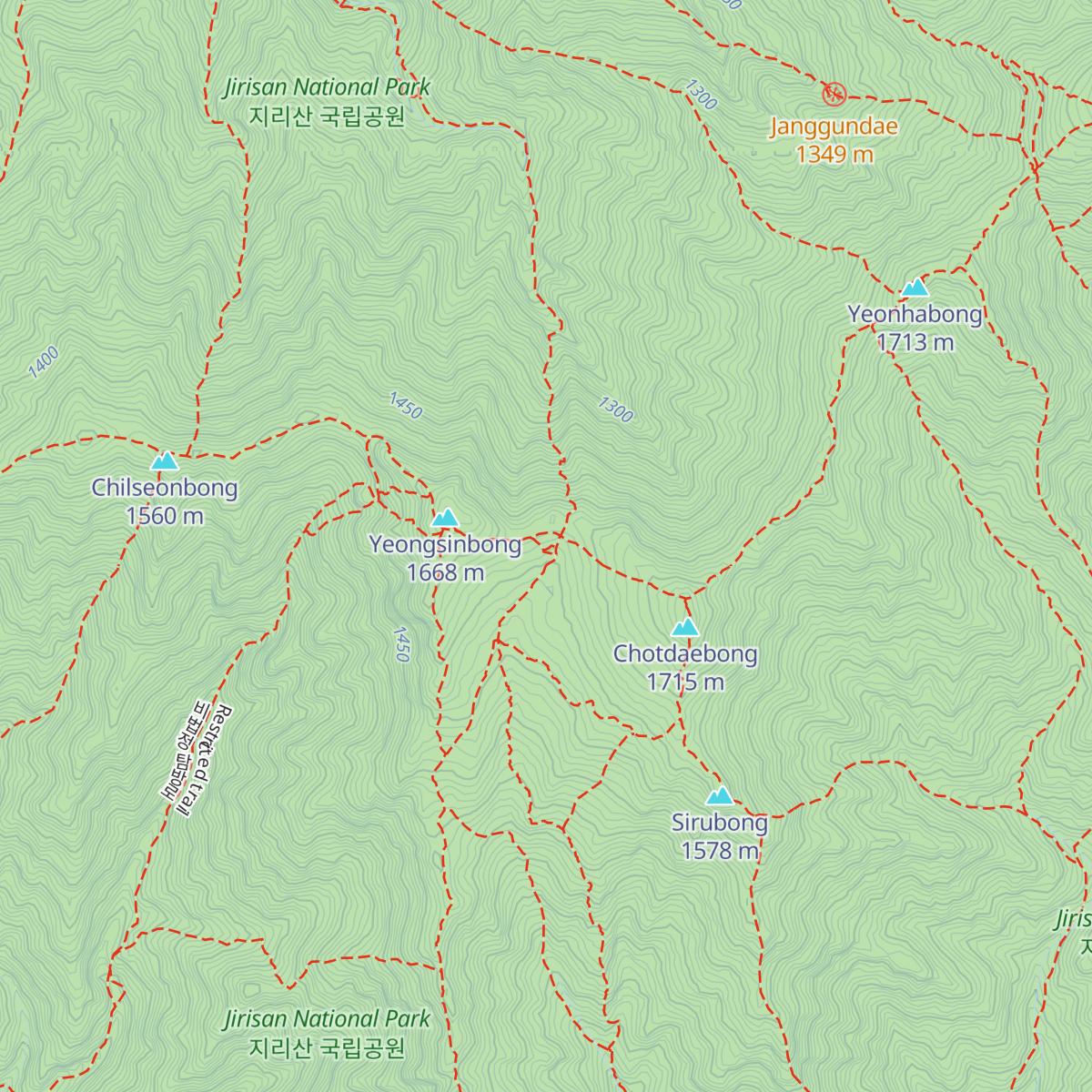 Sesuk shelter map