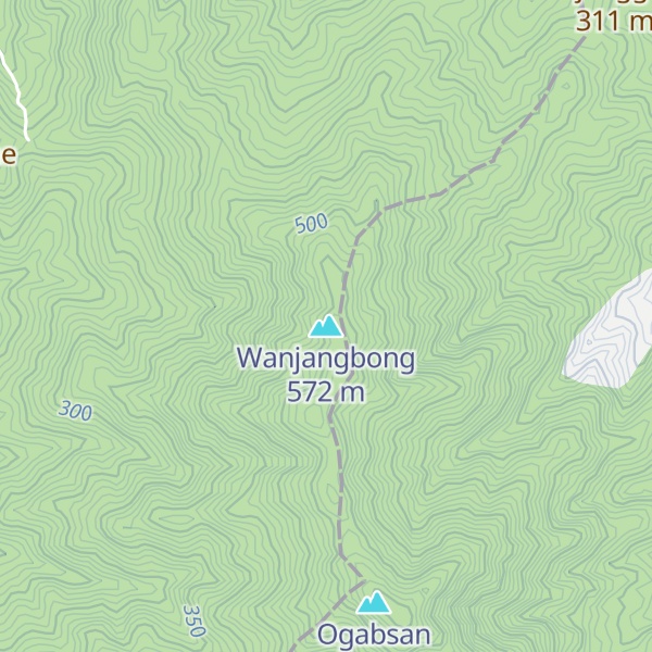 Map of Wanjangbong
