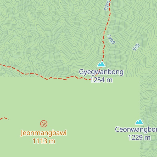 Map of Daebongsan