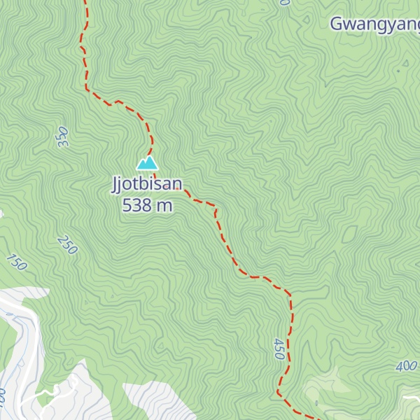Map of Jjocbisan