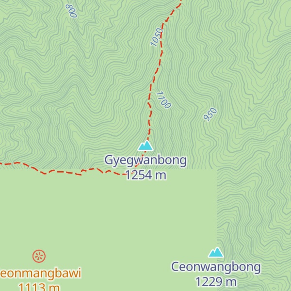 Map of Gyegwanbong