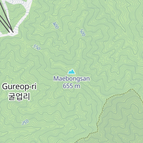 Map of Maebongsan