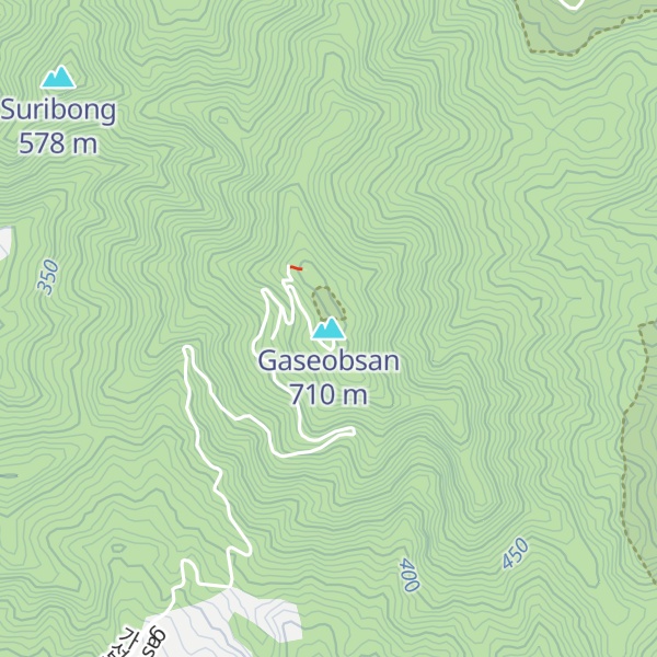 Map of Gaseobsan