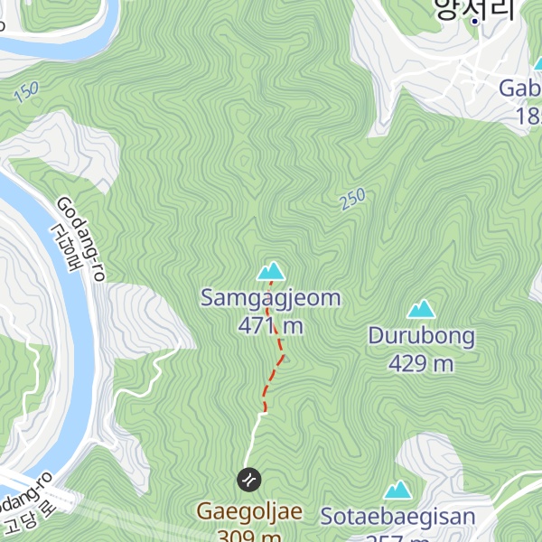 Map of Samgagjeom