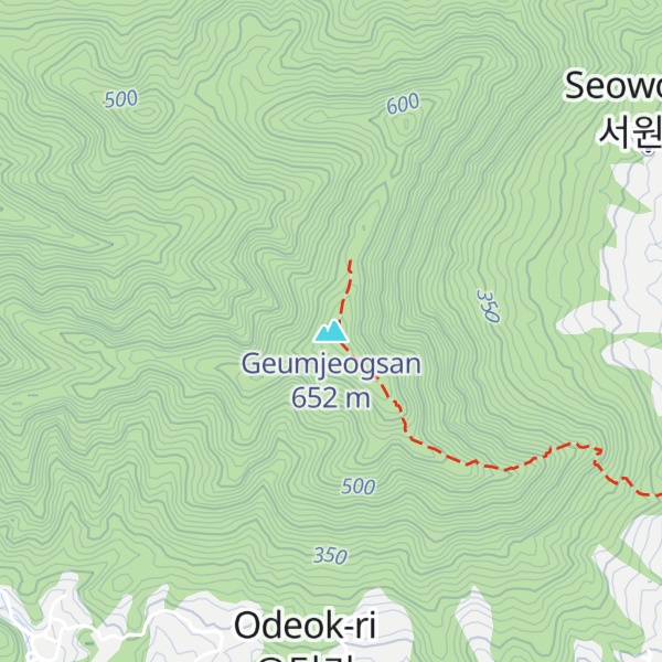 Map of Geumjeogsan