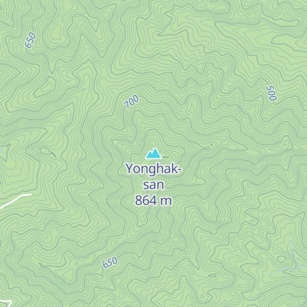Map of Yonghak-san