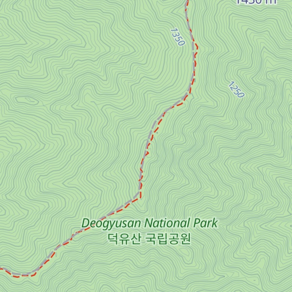 Map of MOORYONGSAN