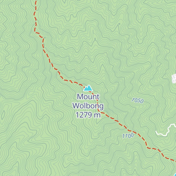 Map of Mount Wolbong