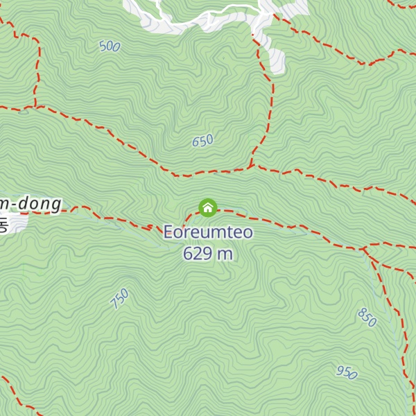 Map of Eoreumteo