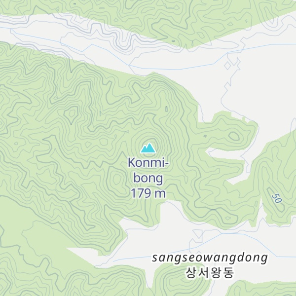 Map of Konmi-bong
