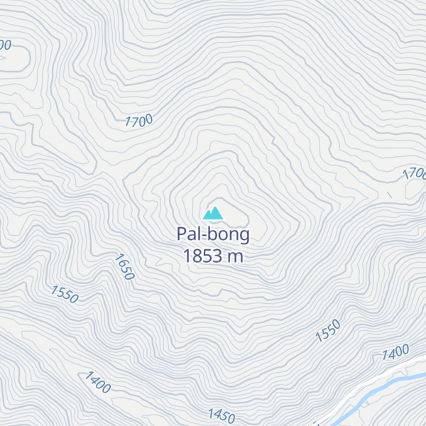Map of Pal-bong