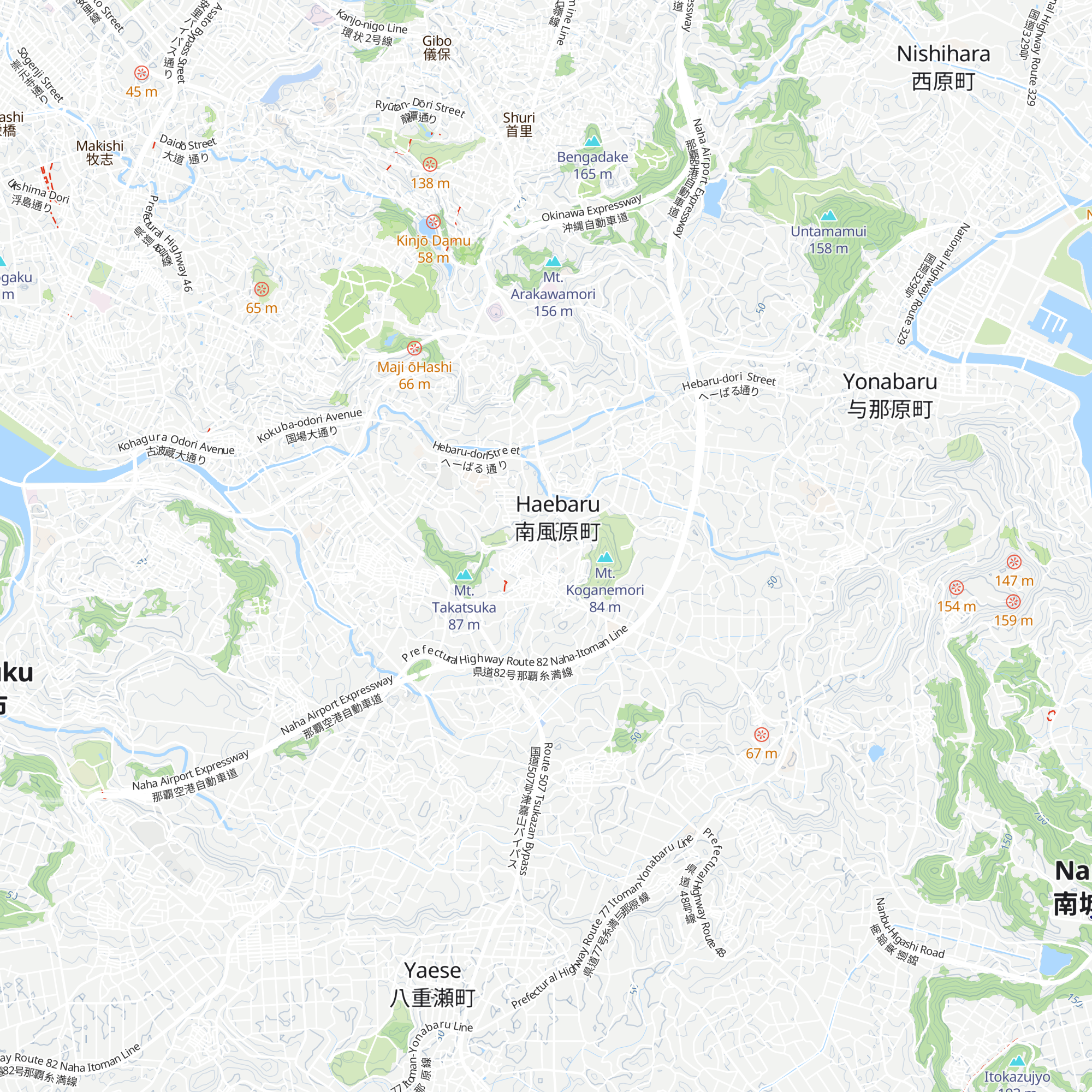 Ryukyu Kasuri Hall map