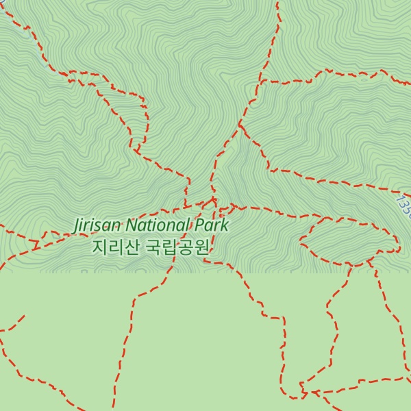 Map of Cheonwangbong