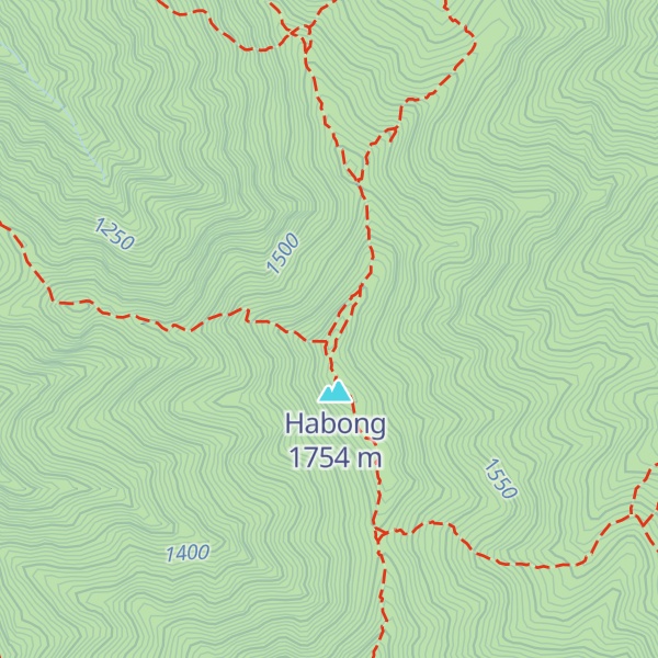 Map of Duryubong