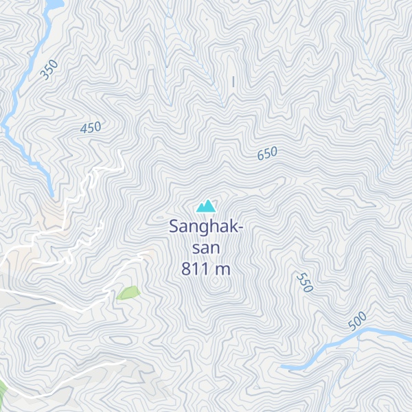 Map of Sanghak-san