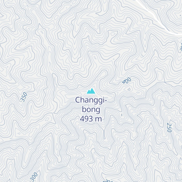 Map of Changgi-bong