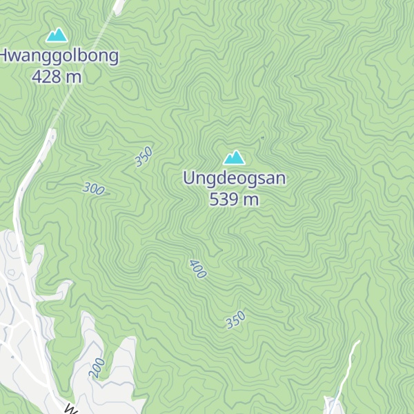 Map of Galbeondegisan