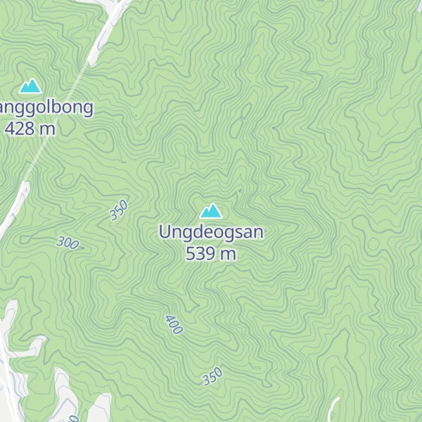 Map of Ungdeogsan