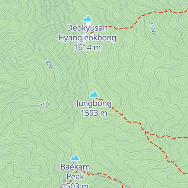 Map of Jungbong