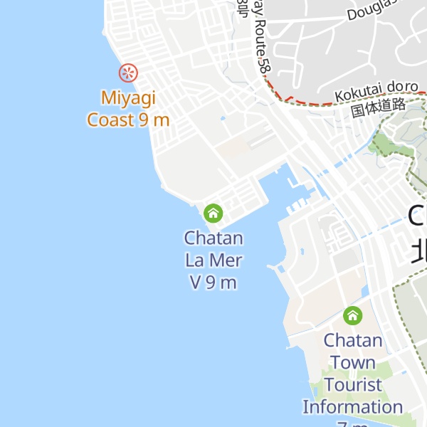 Map of Chatan La Mer V