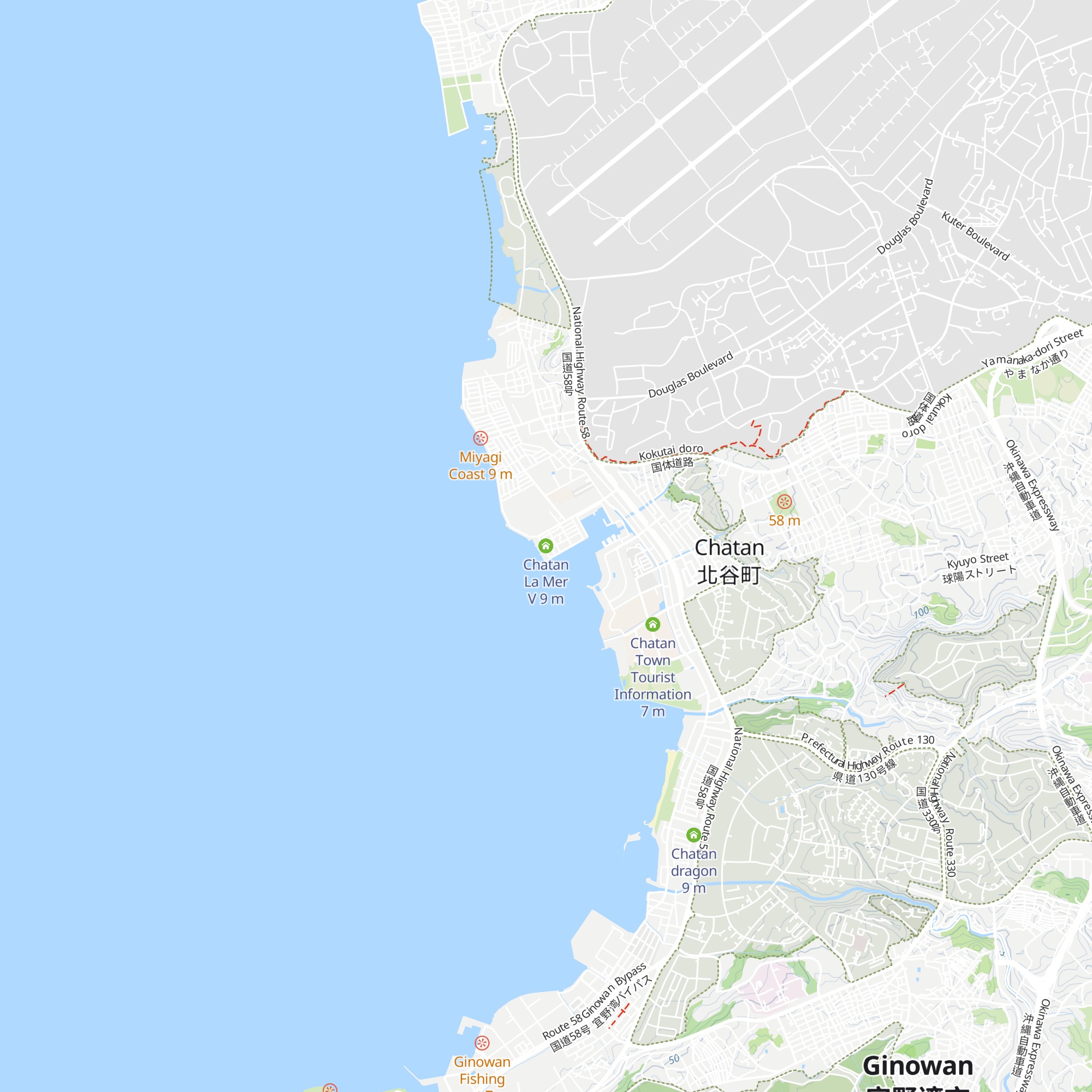 Chatan La Mer V map