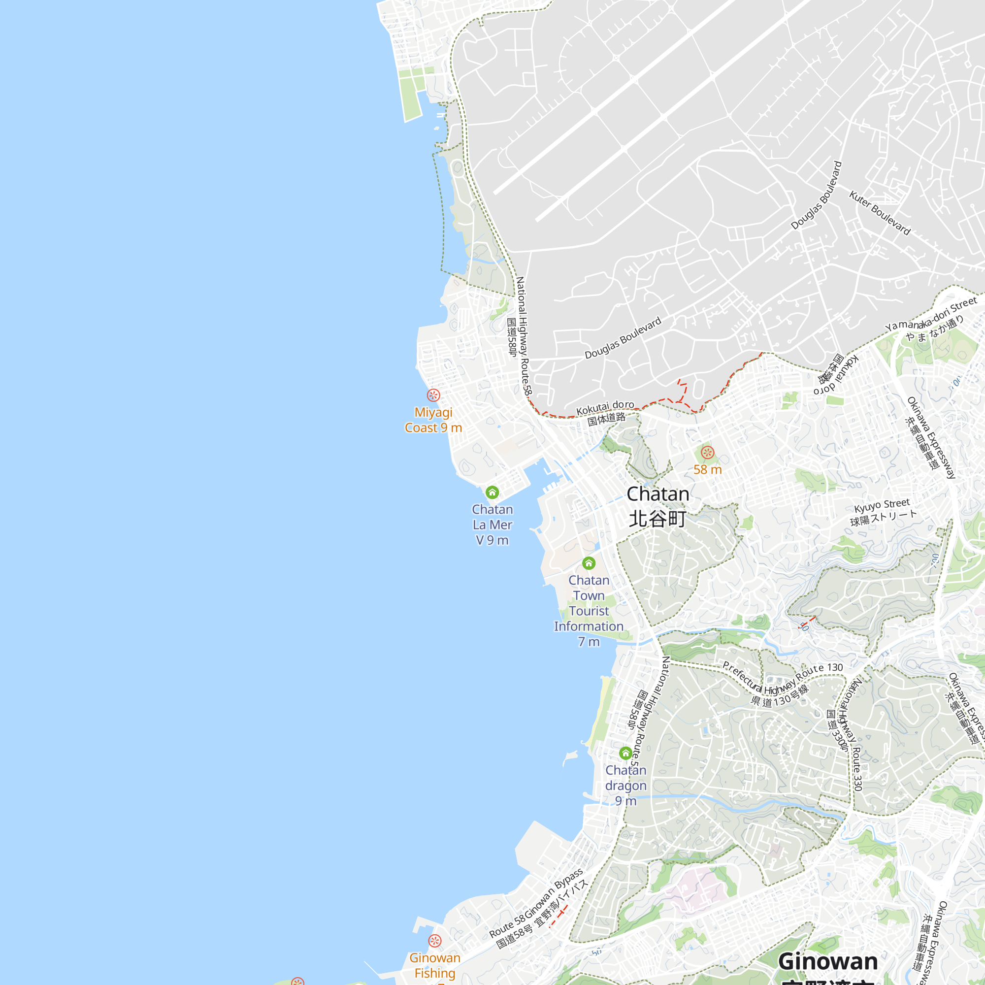 Chatan La Mer V map