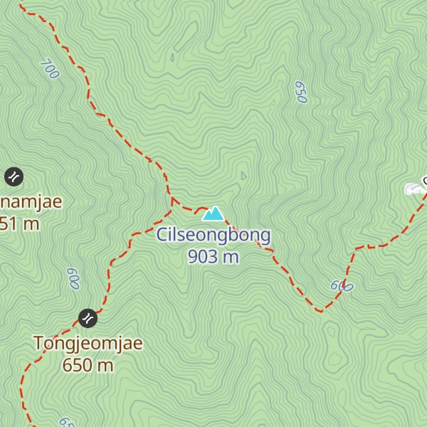 Map of Cilseongbong