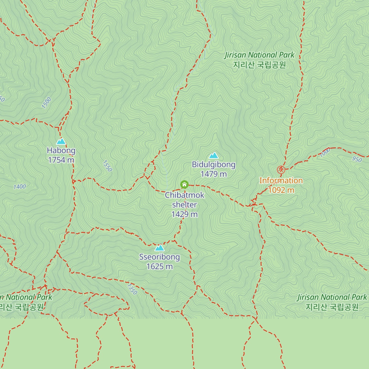 Chibatmok shelter map