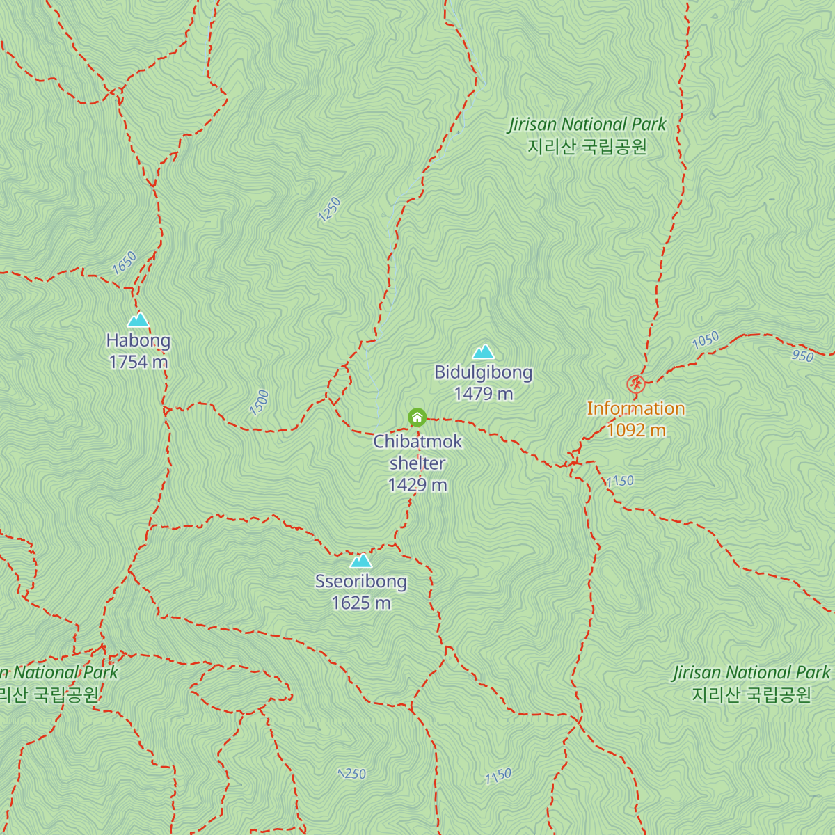 Chibatmok shelter map