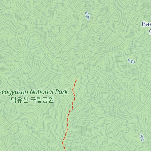Map of Ceongryangsan