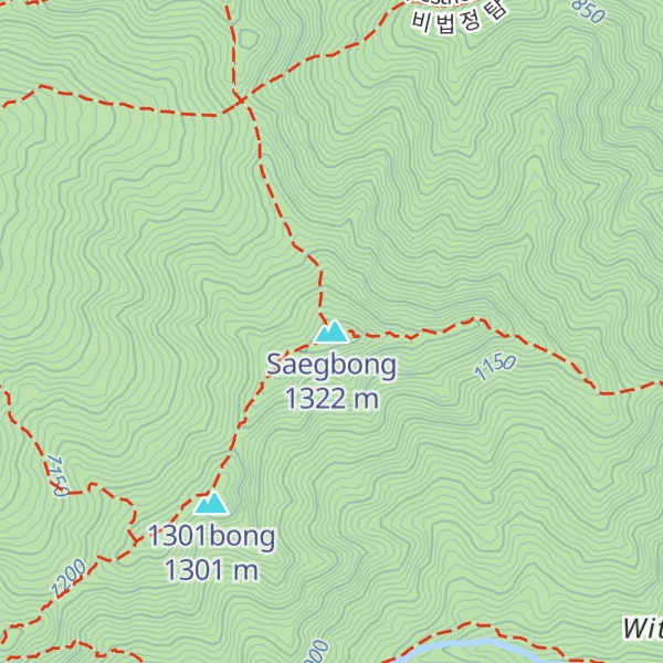 Map of Saegbong