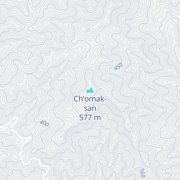 Map of Ch’omak-san