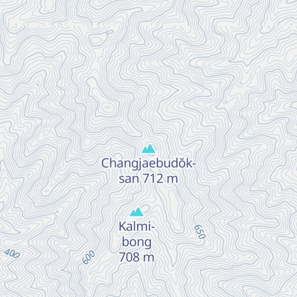 Map of Changjaebudŏk-san
