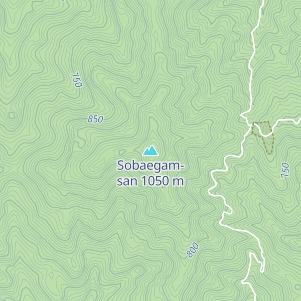 Map of Sobaegam-san