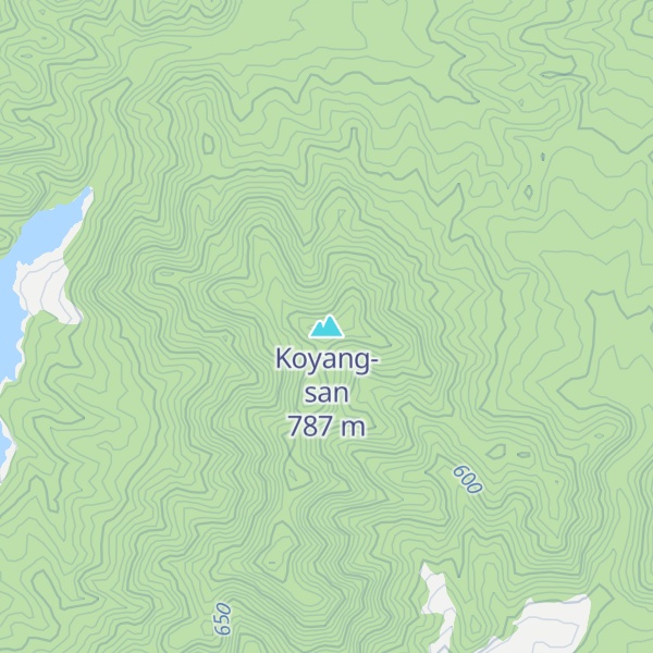Map of Koyang-san
