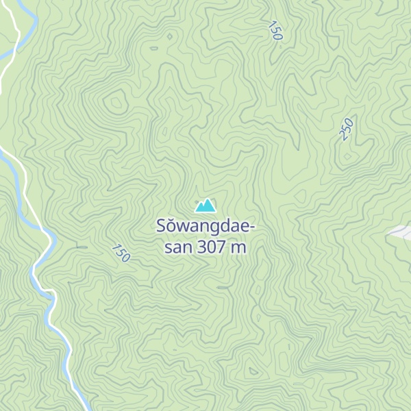 Map of Sŏwangdae-san