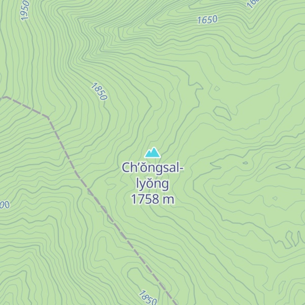 Map of Ch’ŏngsal-lyŏng