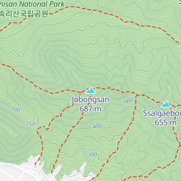 Map of Jobongsan