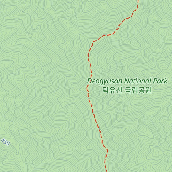 Map of Heungdeogsan