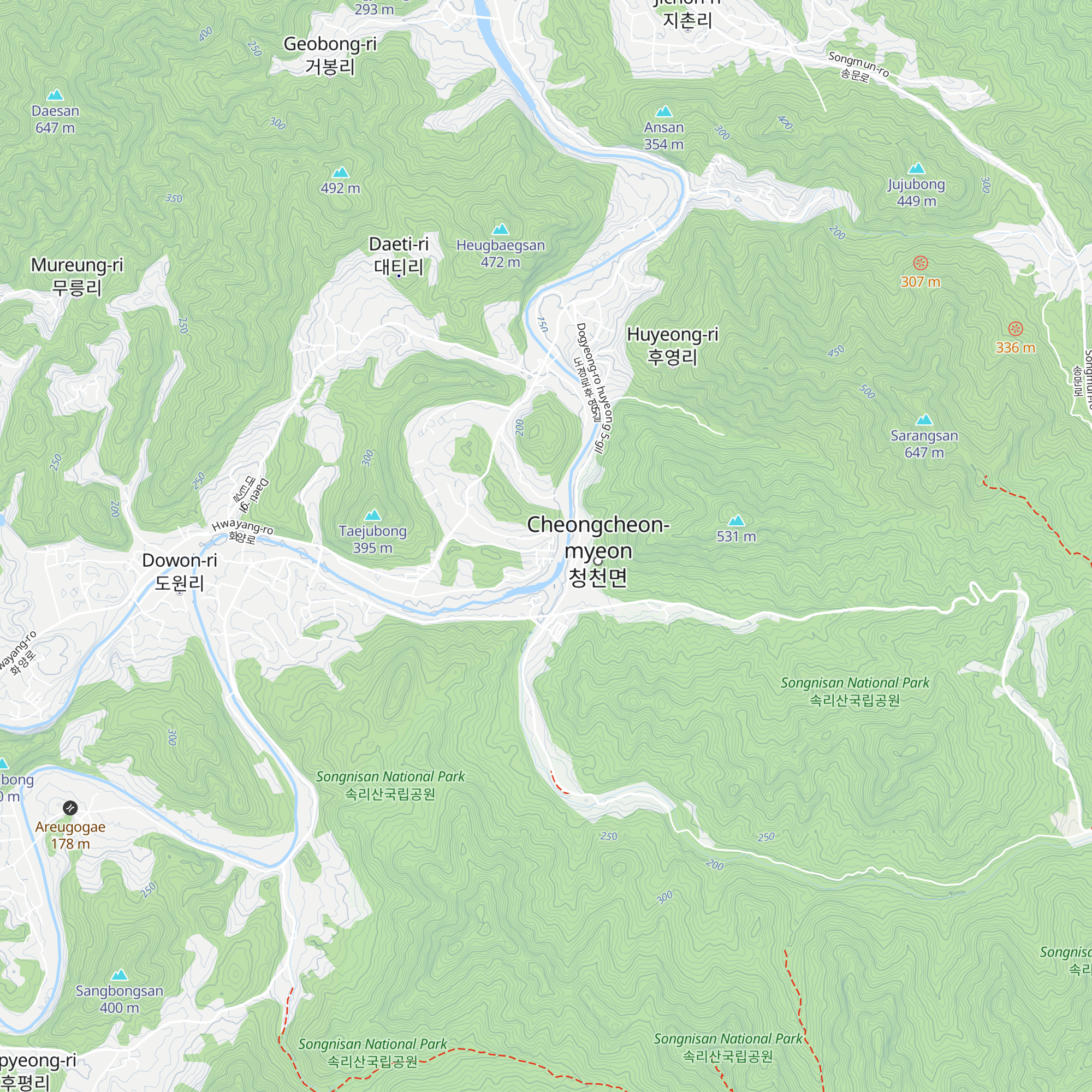 Xing Guang Shan Zhuang map
