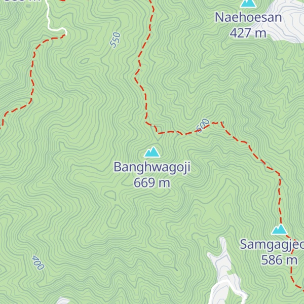 Map of Banghwagoji