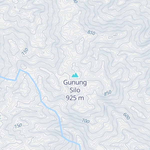 Map of Gunung Silo