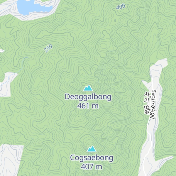 Map of Deoggalbong