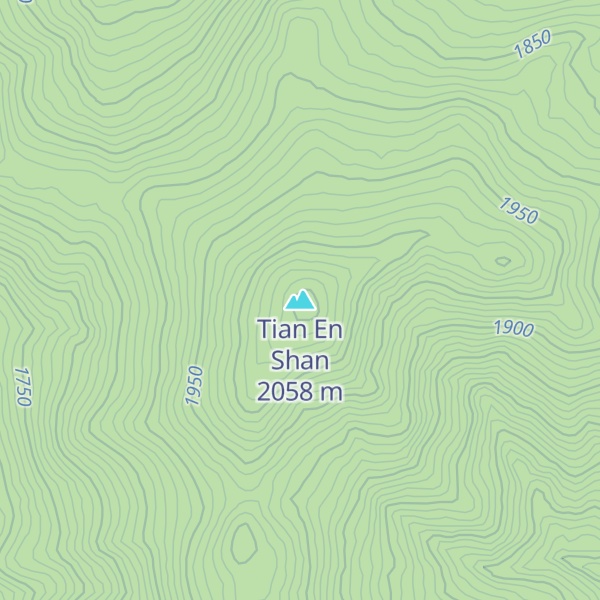 Map of Tian En Shan