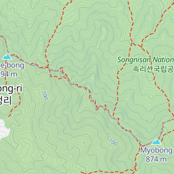 Map of Sangmobong