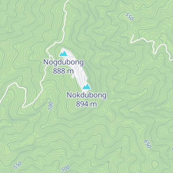 Map of Nokdubong