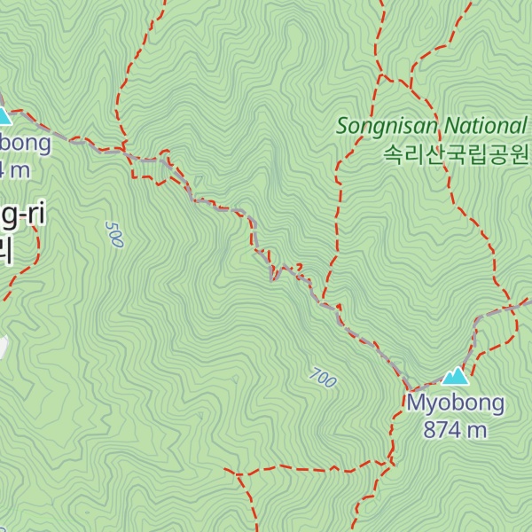 Map of Birobong