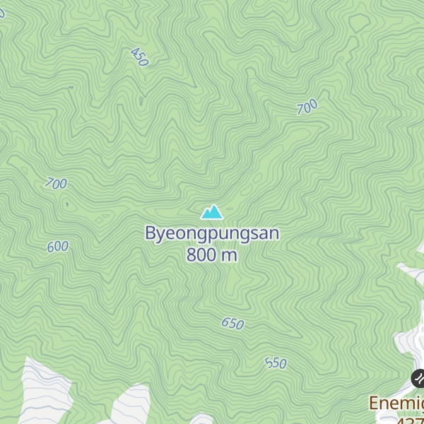 Map of Byeongpungsan